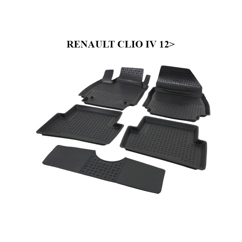PASPAS 4D KAUÇUK ORJİNAL MODEL RENAULT CLİO 4 12 SONRASI SİYAH İTİBAR