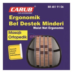 BEL DESTEĞİ FİLE + TAHTA ORTOPEDİK SİYAH 4819106 CARUB