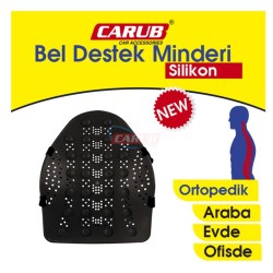 BEL DESTEĞİ SERT SİLİKON ORTOPEDİK SİYAH 4819115 CARUB