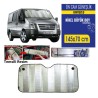 KATLANIR GÜNEŞLİK METALİZE ORTA 150x60CM GÜMÜŞ BALONLU 4954506 CARUB
