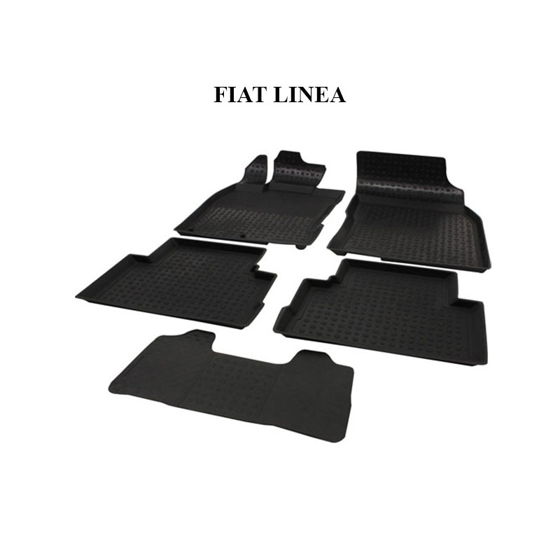 PASPAS 4D KAUÇUK ORJİNAL MODEL FIAT LİNEA SİYAH İTİBAR 9161-001 İTİBAR