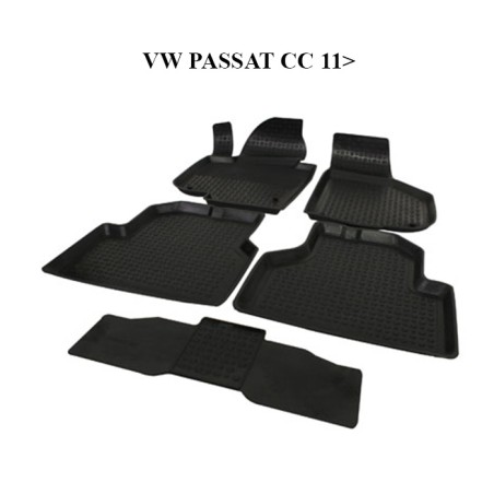 PASPAS 4D KAUÇUK ORJİNAL MODEL VW PASSAT CC 11 SONRASI SİYAH İTİBAR 91