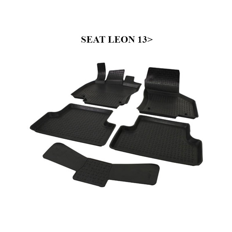 PASPAS 4D KAUÇUK ORJİNAL MODEL SEAT LEON 2013 SONRASI SİYAH İTİBAR 911