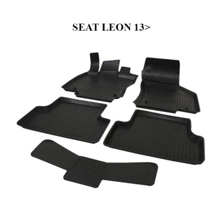 PASPAS 4D KAUÇUK ORJİNAL MODEL SEAT LEON 2013 SONRASI SİYAH İTİBAR 911