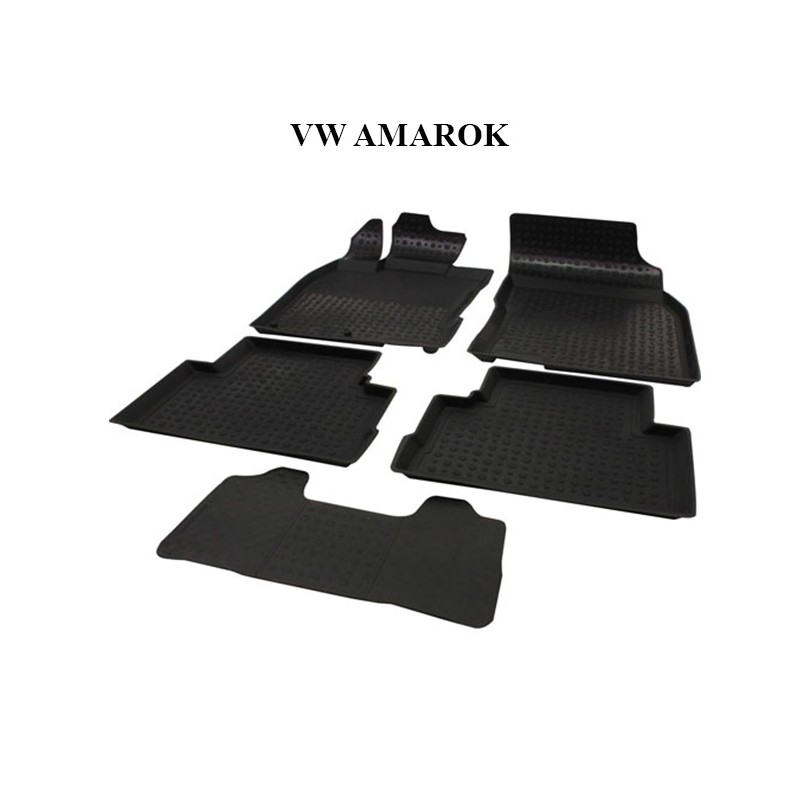 PASPAS 4D KAUÇUK ORJİNAL MODEL VW AMAROK SİYAH İTİBAR 9162-001 İTİBAR
