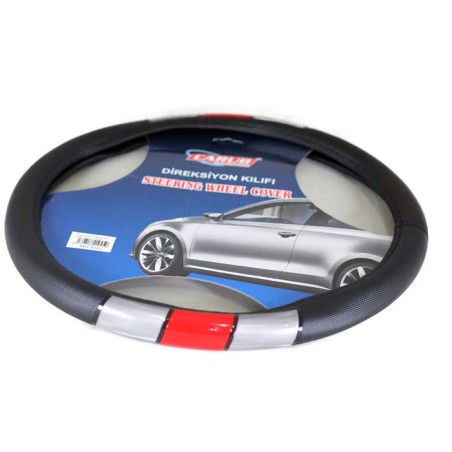 DİREKSİYON KILIFI 42CM FOSFORLU KIRMIZI GRİ 1841351 CARUB