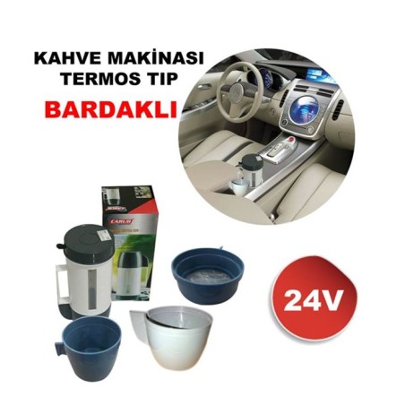 KAHVE MAKİNESİ TERMOS TİP 2910103 BARDAK + SÜZGEÇ 24V 2910103 2910104