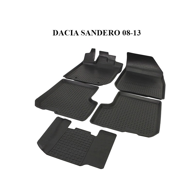 PASPAS 4D KAUÇUK ORJİNAL MODEL DACIA SANDERO 1 08-13 SİYAH 9155-001 İT