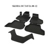 PASPAS 4D KAUÇUK ORJİNAL MODEL SKODA OCTAVİA 2008-2012 SİYAH 9115-001