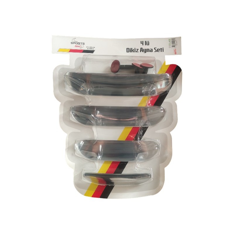 AYNA İÇ DİKİZ SET 4LÜ PLASTİK EKONOMİK AYAKLI URFA ERN00106 YERLİ