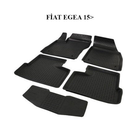 PASPAS 4D KAUÇUK ORJİNAL MODEL FIAT EGEA 2015 SONRASI TABA İTİBAR 9106