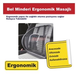 BEL DESTEĞİ FİLE + BONCUK ORTOPEDİK SİYAH 4819105 CARUB