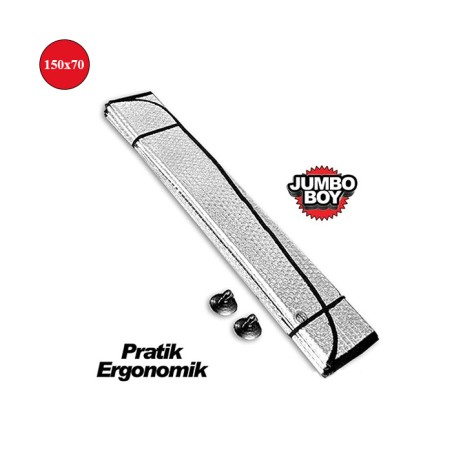KATLANIR GÜNEŞLİK METALİZE ORTA 140x70CM GÜMÜŞ BALONLU PMX 114-002 FD3