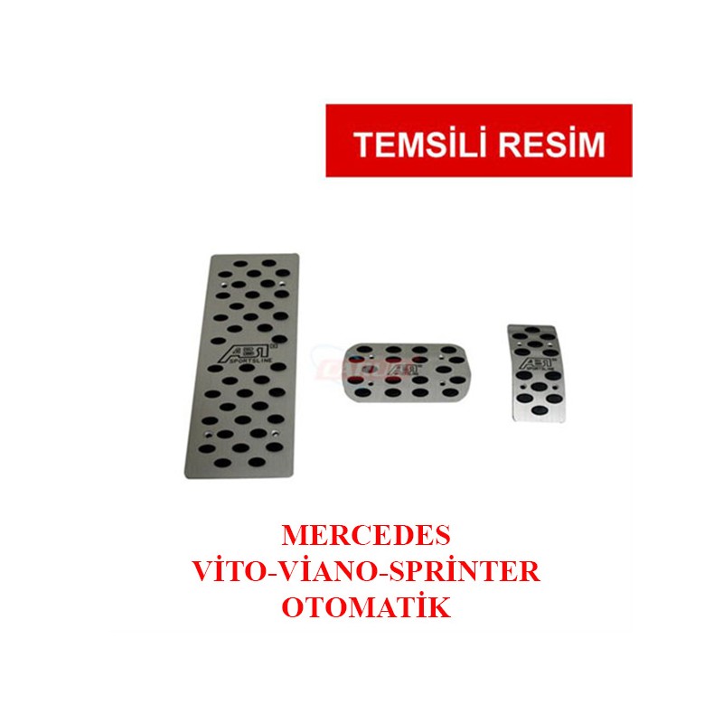 PEDAL SETİ ORJ. MODEL DÖKÜM MERCEDES VİTO-VİANO-SPRİNTER OTOMATİK 4925
