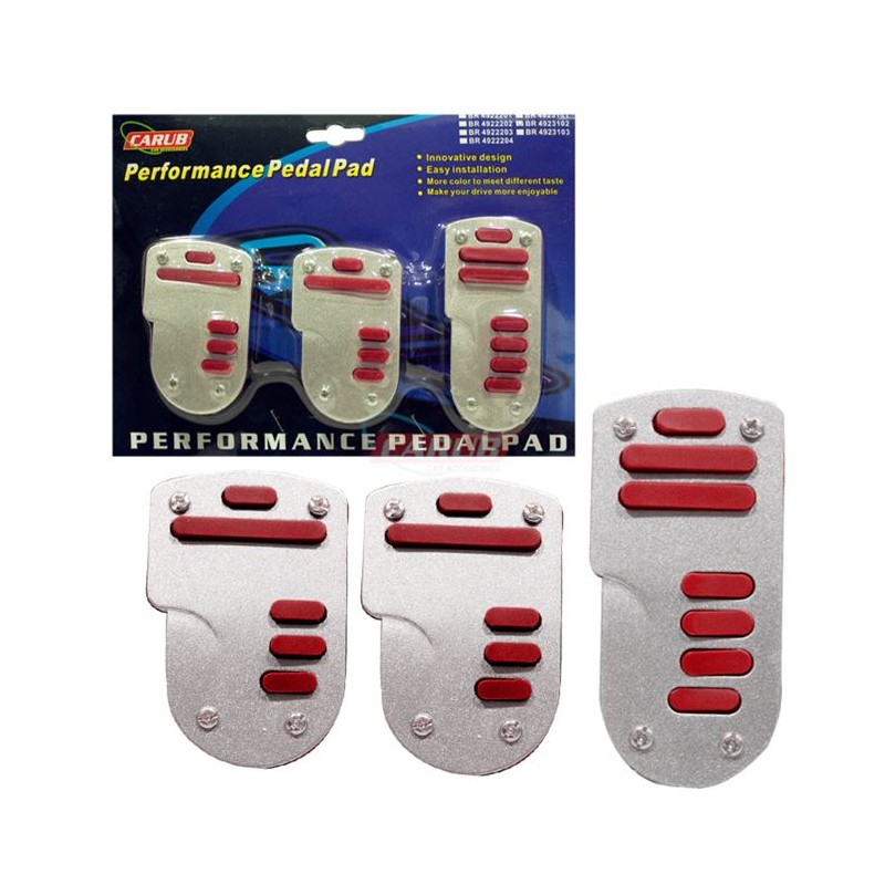 PEDAL SETİ ÜNİVERSAL DAR TİP KIRMIZI 4923102 CARUB