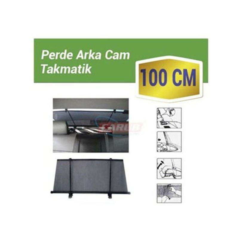 PERDE MAKARALI ARKA TAKMATİK 100CM 2Lİ ÇUBUK 4950005 CARUB