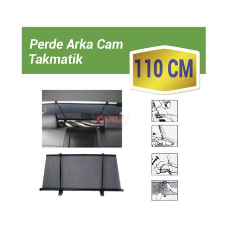 PERDE MAKARALI ARKA TAKMATİK 110CM 2Lİ ÇUBUK 4950006 CARUB
