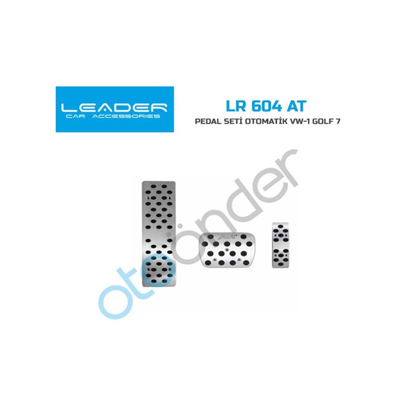 PEDAL SETİ ORJ. MODEL DÖKÜM VW GOLF 7 OTOMATİK LR 604 AT LR-604-AT LEA