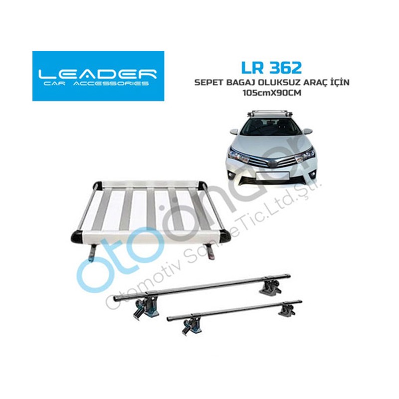 BAGAJ SEPET OLUKSUZ ARAÇLAR İÇİN AYAK DAHİL 105CMX90CM ALÜMİNYUM LR 36