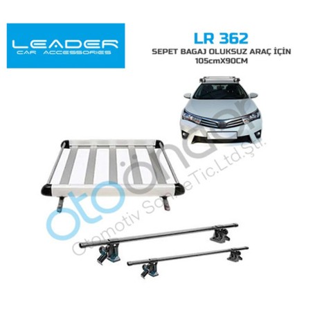 BAGAJ SEPET OLUKSUZ ARAÇLAR İÇİN AYAK DAHİL 105CMX90CM ALÜMİNYUM LR 36