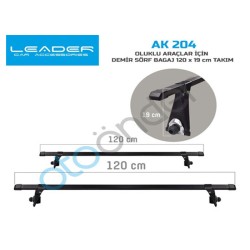 BAGAJ SÖRF ATKI OLUKLU DEMİR AYAKLI METAL PROFİL AK 204 AK-204 LEADER