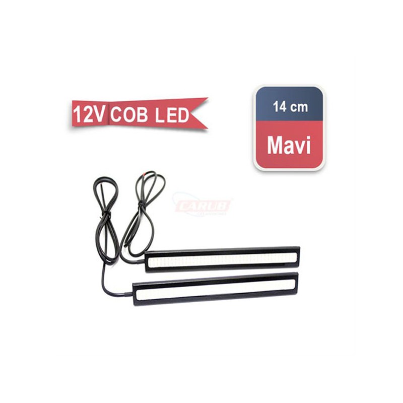 GÜNDÜZ LEDİ ÇUBUK TİP EKO METAL 140X16X3 MAVİ 2Lİ 4322752 CARUB