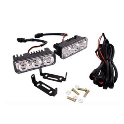 GÜNDÜZ LEDİ FARI 3 LED KISA METAL 0806007 KGN