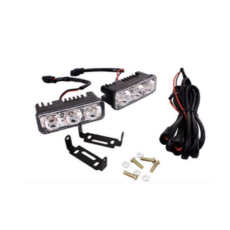 GÜNDÜZ LEDİ FARI 3 LED KISA METAL 0806007 KGN