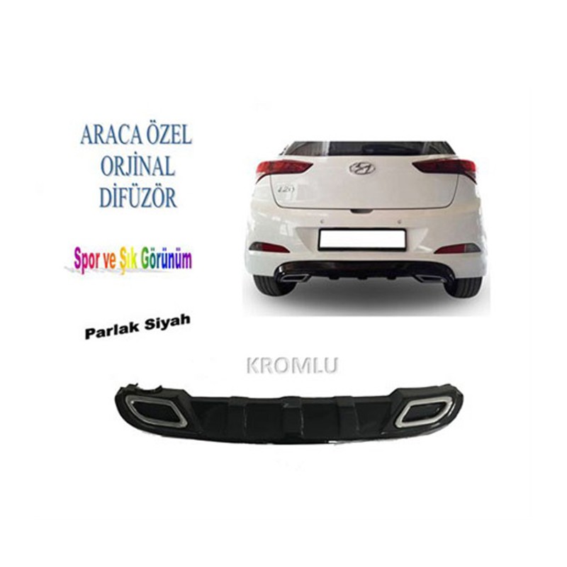 DİFÜZÖR KROMLU HYUNDAI İ20 DFZR-02 YERLİ