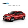 CAM RÜZGARLIĞI MUGEN DACIA LOGAN 05-12 ÖN-ARKA SET SP-S-26 SUNPLEX