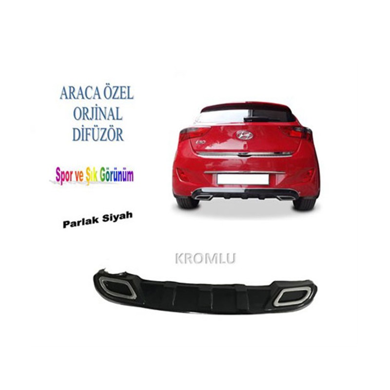 DİFÜZÖR KROMLU HYUNDAI İ30 DFZR-03 YERLİ