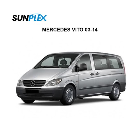 CAM RÜZGARLIĞI MUGEN MERCEDES VİTO 03-14 ÖN SP-S-48 SUNPLEX