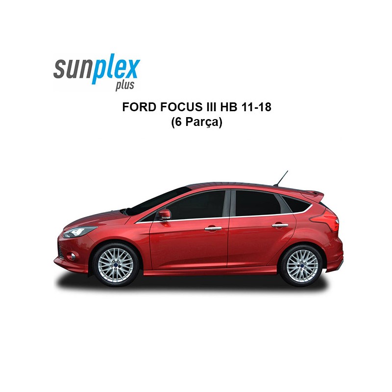 CAM RÜZGARLIĞI CHROME FORD FOCUS 3 III HB 11-18 6LI CHR-03 SUNPLEX