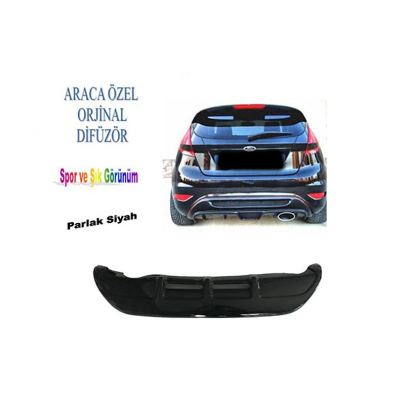 DİFÜZÖR PARLAK SİYAH FORD FİESTA DFZR-10 YERLİ