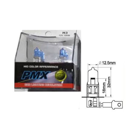AMPÜL FAR BEYAZ IŞIK 12V H3 100W KORE PMX H3 PMX-H3 PMX
