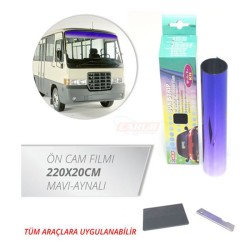 CAM FİLMİ GÜNEŞLİK MAVİ-AYNALI 20X220CM 1201002 CARUB