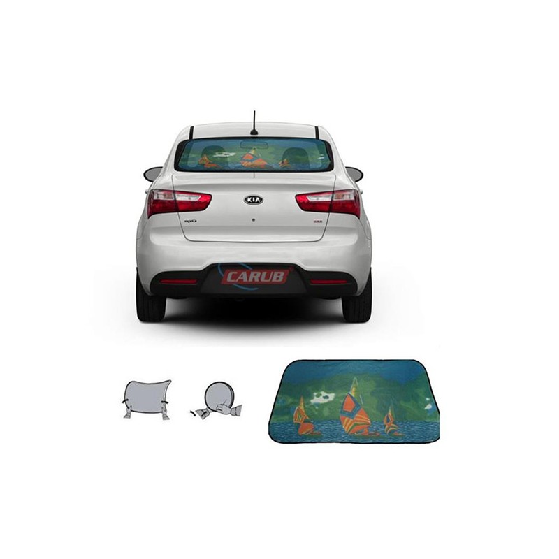 PERDE VANTUZLU ARKA RENKLİ DESENLİ 4954881 CARUB
