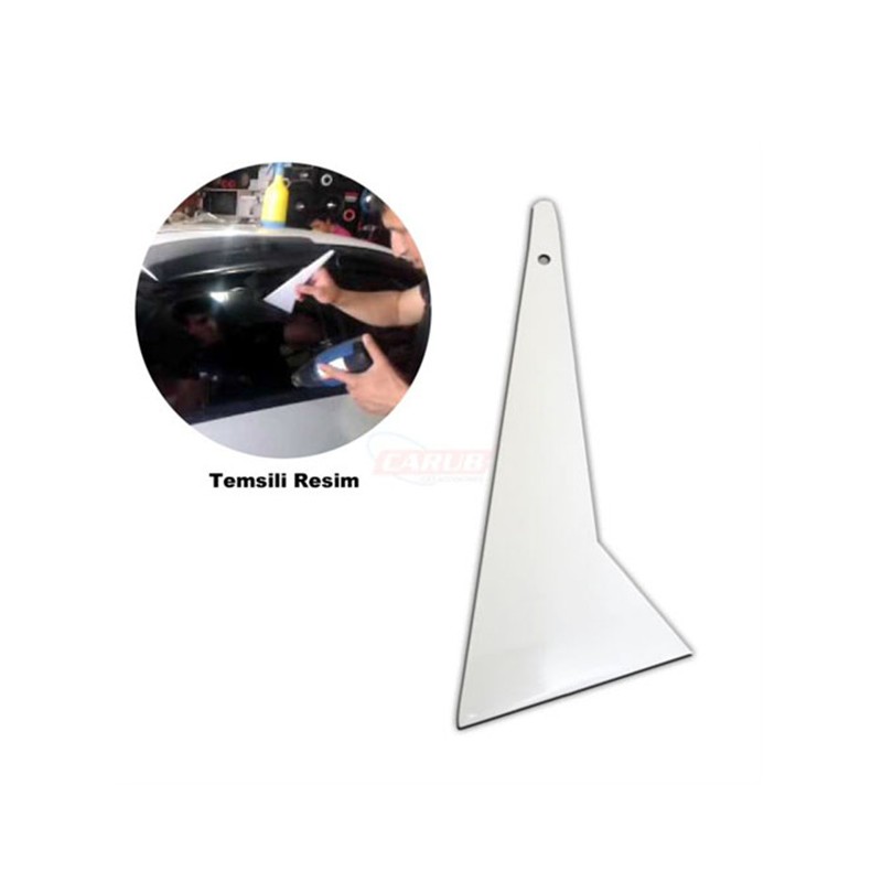 CAM FİLMİ ÇEKME APARATI RAGLE PLASTİK DİP İNCE UZUN SAP BEYAZ 1245012