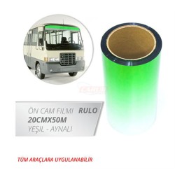 CAM FİLMİ GÜNEŞLİK YEŞİL-AYNALI 20CMX50M 1206504 CARUB