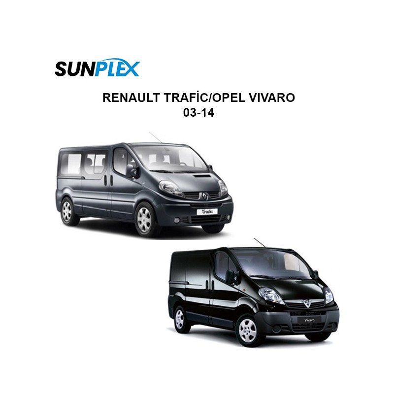 CAM RÜZGARLIĞI MUGEN RENAULT TRAFİC-VİVARO 03-14 SP-S-61 SUNPLEX
