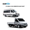 CAM RÜZGARLIĞI MUGEN HYUNDAI H350 MİN.-KAMYONET SP-S-73 SUNPLEX