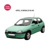 CAM RÜZGARLIĞI KROM OPEL CORSA B 93-00 B14 52014001 KGN
