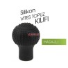 VİTES TOPUZU SİLİKON KILIF YUVARLAK MASAJLI SİYAH 6219601 CARUB