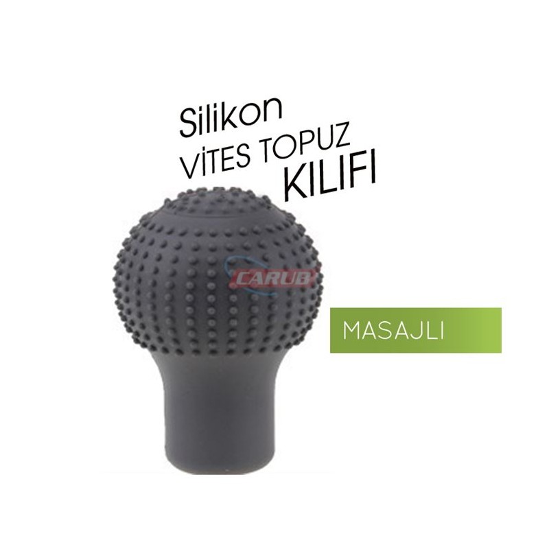 VİTES TOPUZU SİLİKON KILIF YUVARLAK MASAJLI GRİ 6219603 CARUB