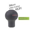 VİTES TOPUZU SİLİKON KILIF YUVARLAK MASAJLI GRİ 6219603 CARUB