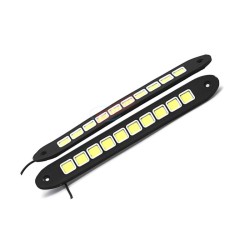 GÜNDÜZ LEDİ ELASTİK COB KARE DESEN 10LU 260X30MM 4322798 CARUB