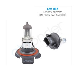 AMPÜL FAR HALOGEN 12V H13 60-55W SENTİNEL H13 12V-H13 SENTİNEL