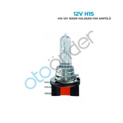 AMPÜL FAR HALOGEN 12V H15 15-55W SENTİNEL H15 12V-H15 SENTİNEL