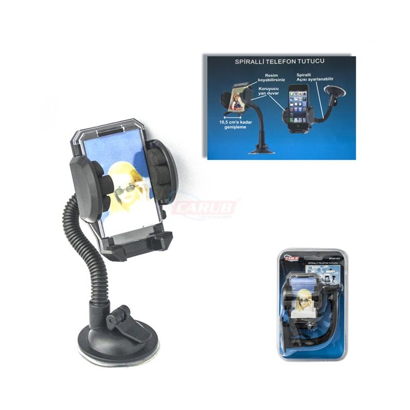 TELEFON TUTUCU TELEFONLUK VANTUZLU SPİRALLİ VAKUM 5901003 CARUB