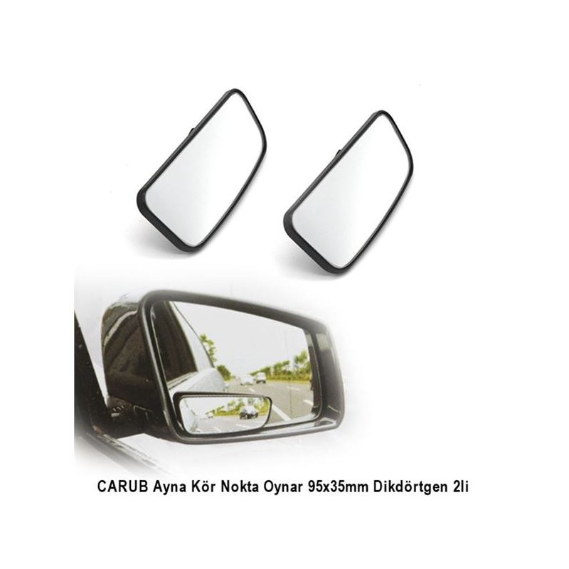 AYNA KÖR NOKTA YAPIŞTIRMA OYNAR 95X35MM DİKDÖRTGEN 2Lİ 0221238 CARUB